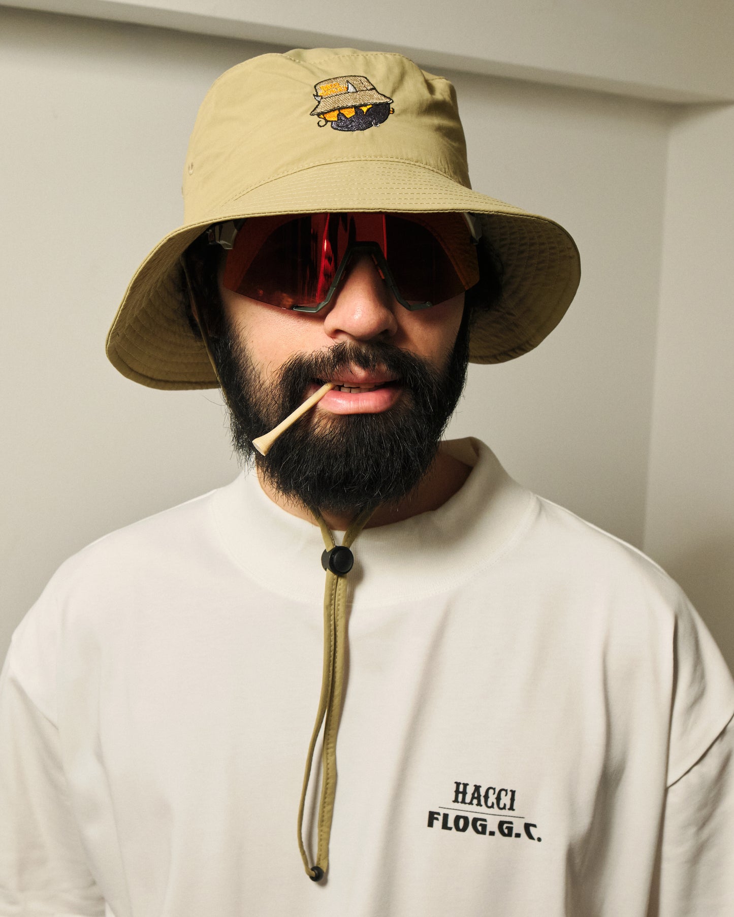 HACC1 GOLF CLUB×FLOG GOLF CLUB WIDE BRIM HAT