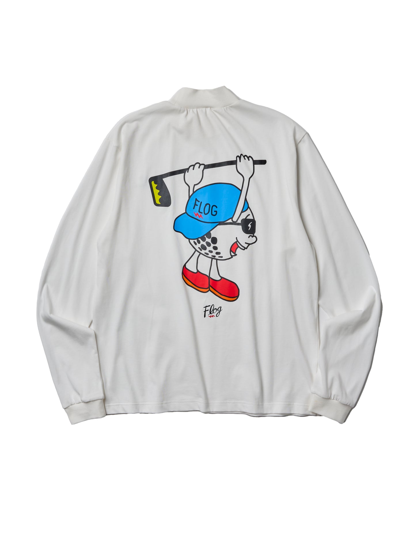 ELECTRIC GOLF×FLOG GOLF CLUB Original mock neck