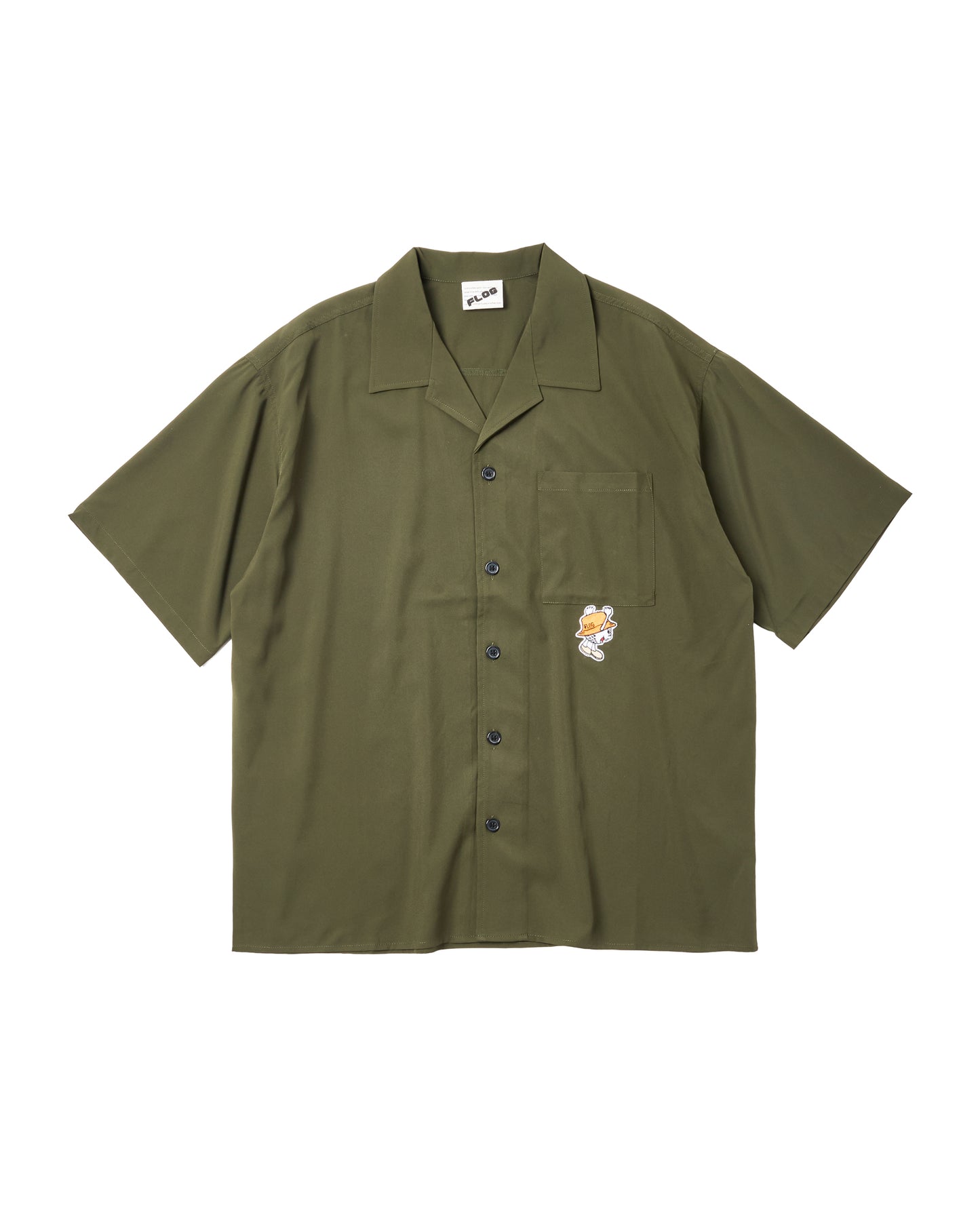 FLOG OPEN COLLAR SHIRT