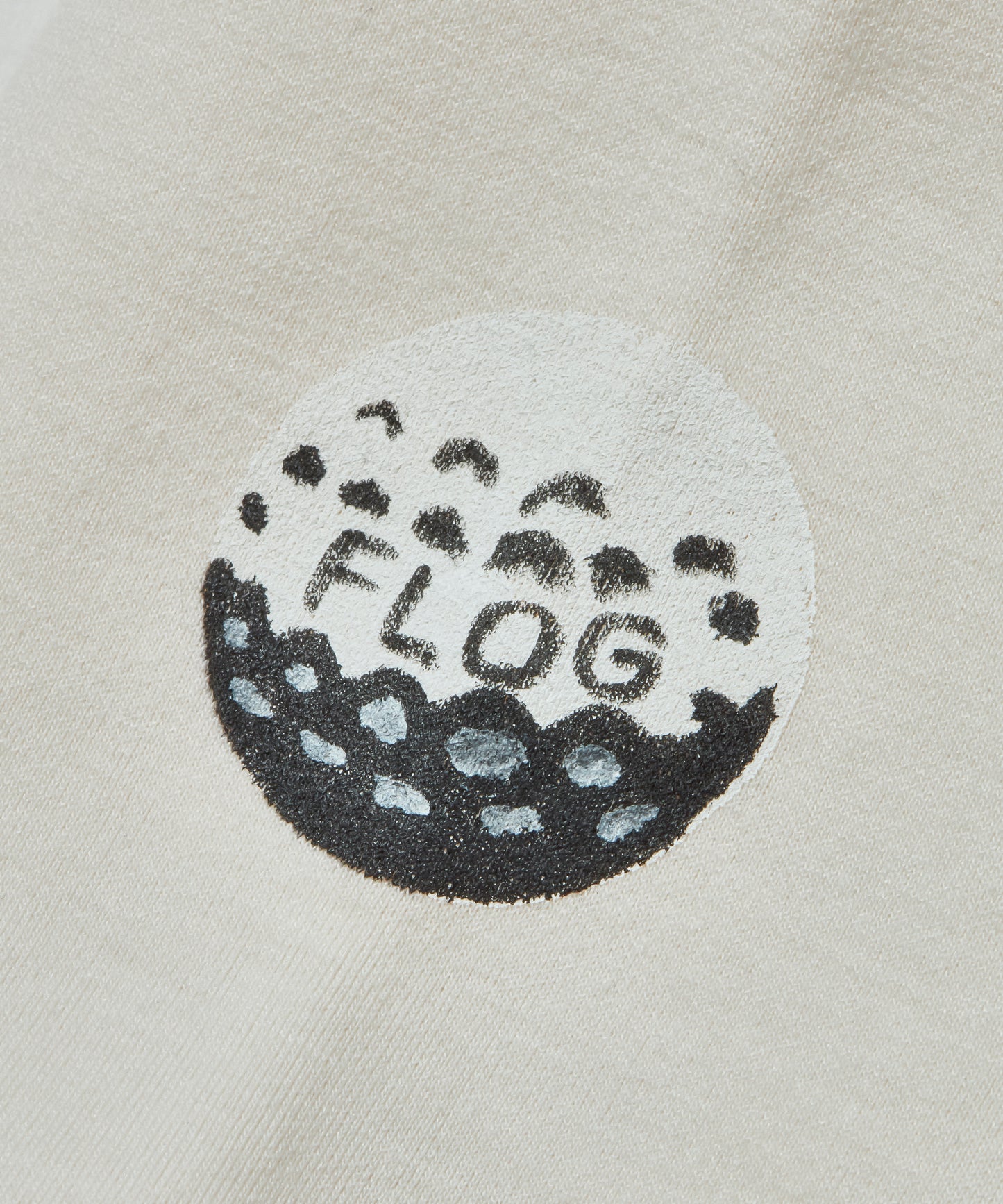 Hand painted double knit foodie