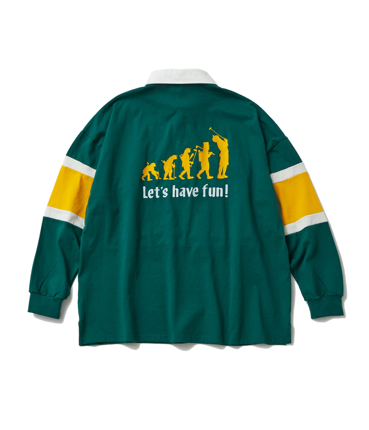 Hand painted rugby shirt
