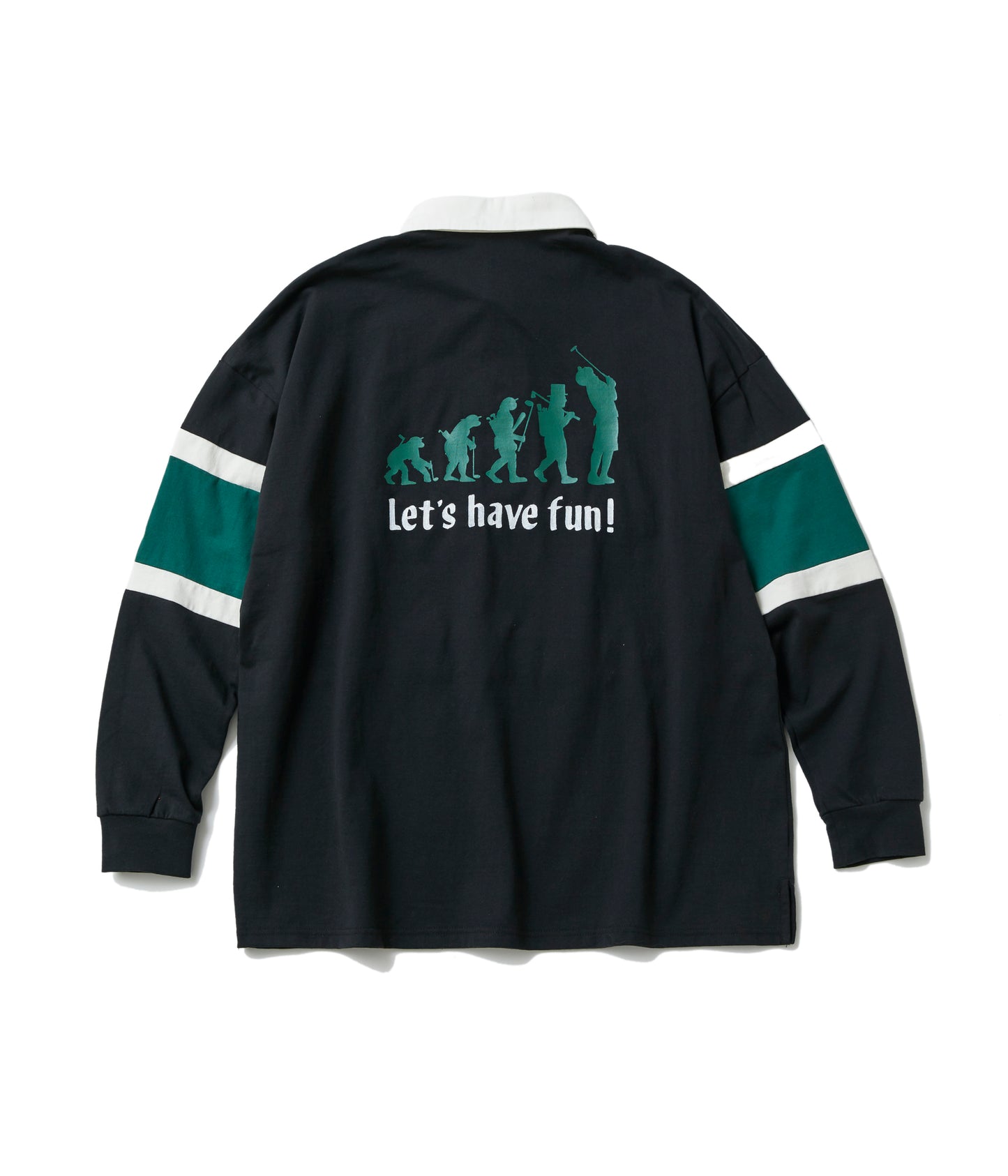 Hand painted rugby shirt
