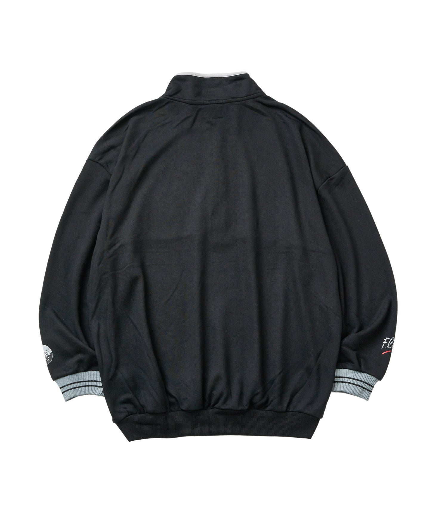 half zip loose fit sweatshirt