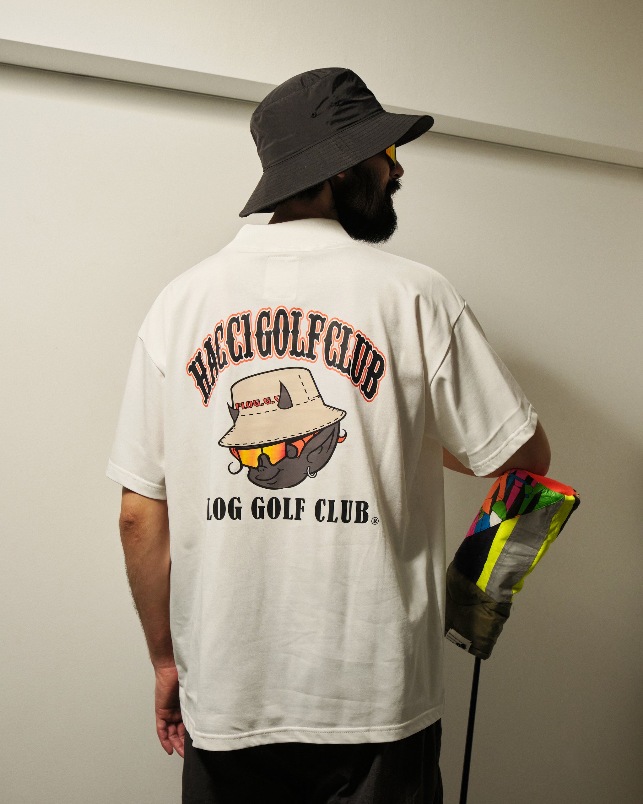 ELECTRIC GOLF×FLOG GOLF CLUB mock neck ELECTRIC GOLF×FLOG GOLF CLUB Original mock neck – FLOG_GOLF_CLUB