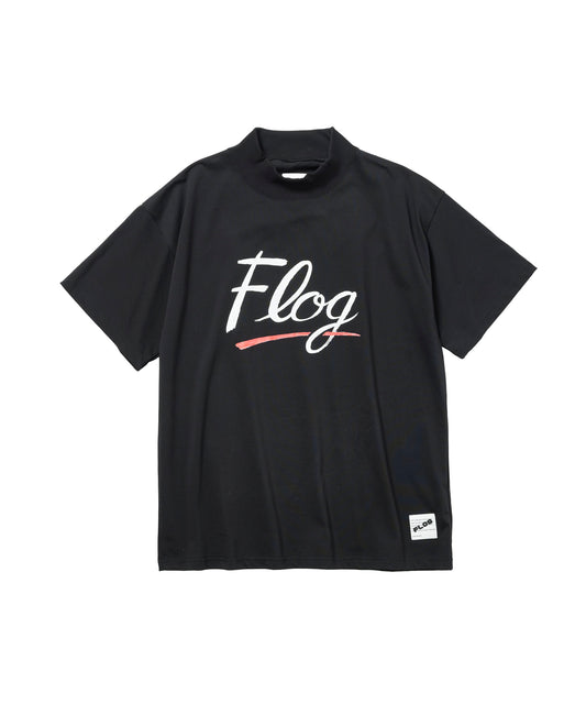 Hand Painted mock neck shirt