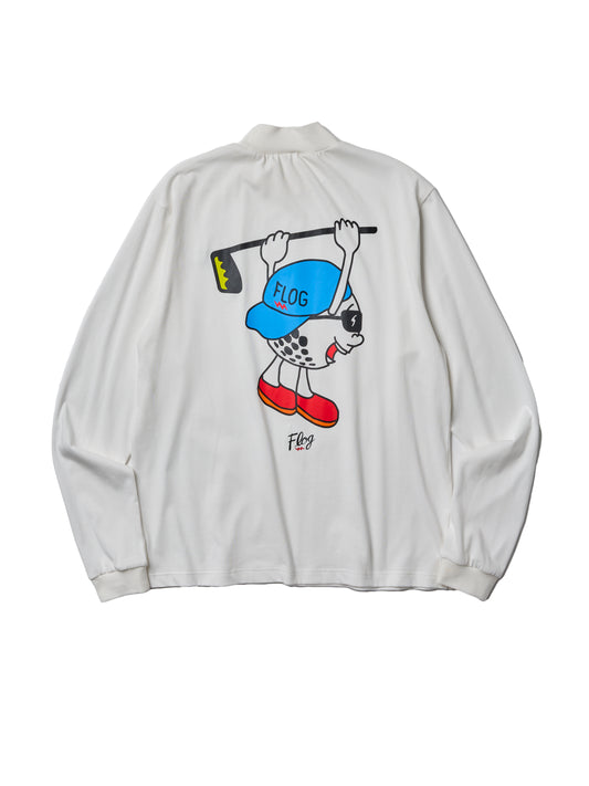 ELECTRIC GOLF×FLOG GOLF CLUB Original mock neck