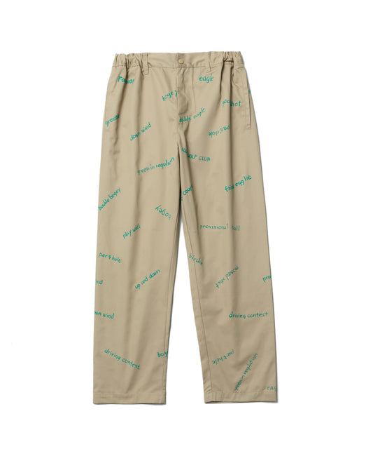 【Hand  Painted】easy pants