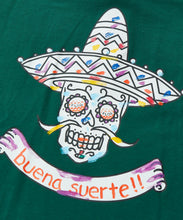 画像をギャラリービューアに読み込む, Hand painted Mexican skull POLO
