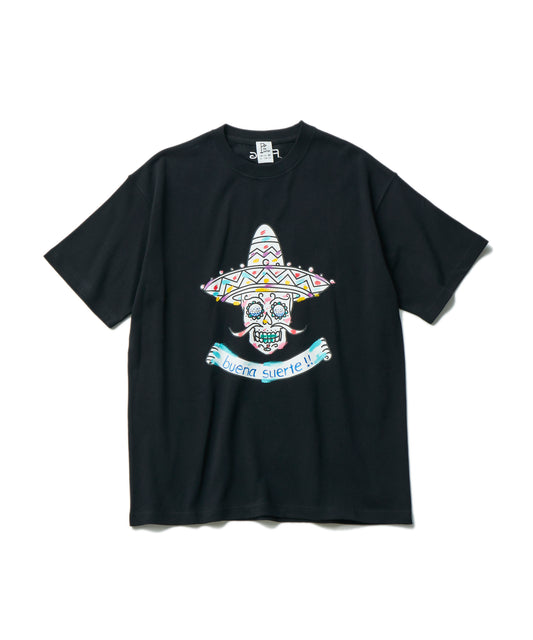Hand painted Mexican skull T-shirt