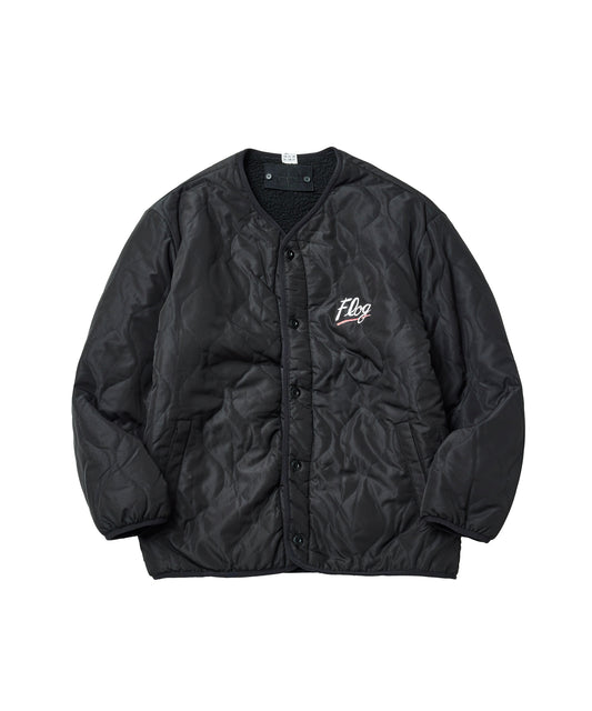 Reversible collarless jacket