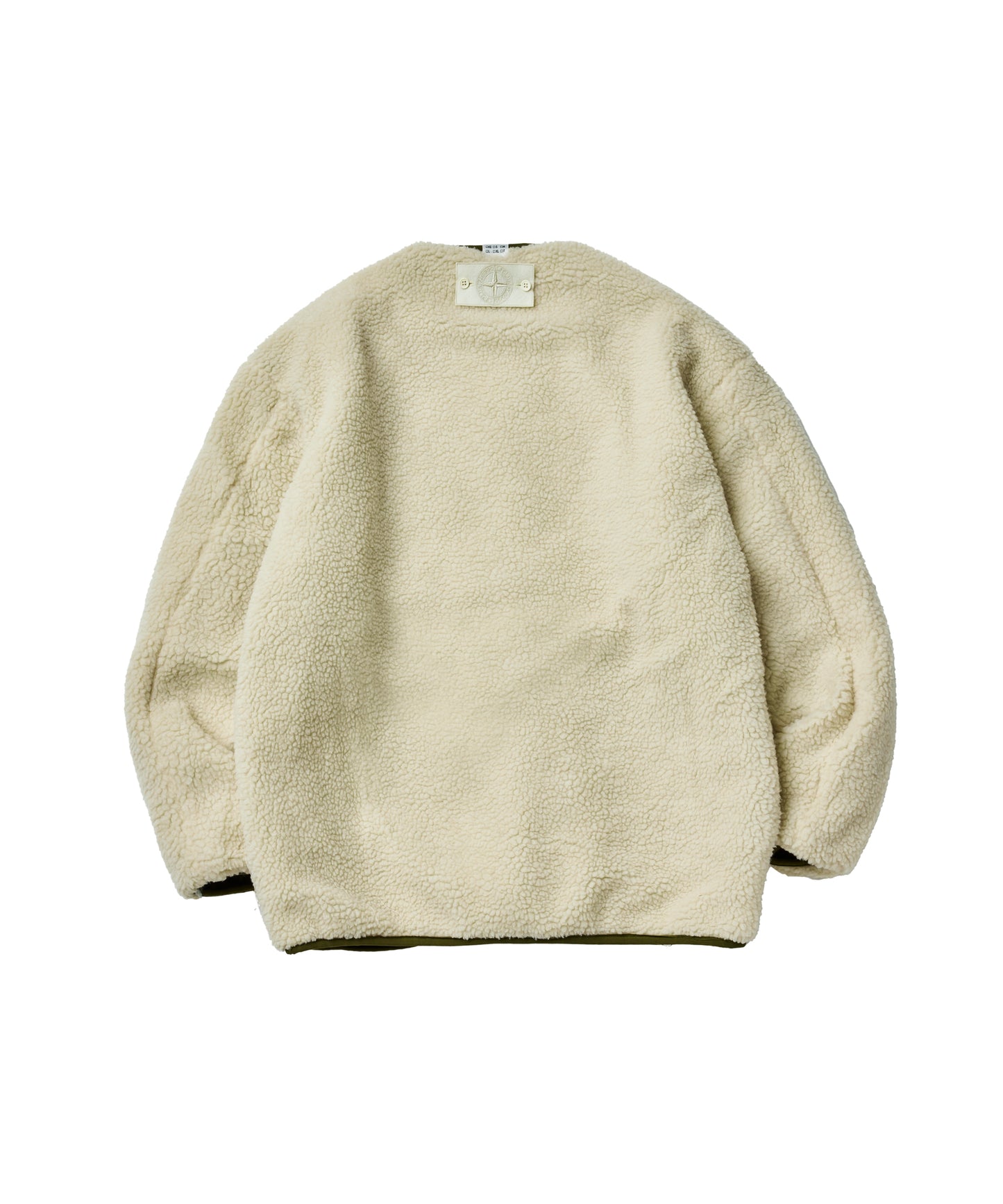 Reversible collarless jacket